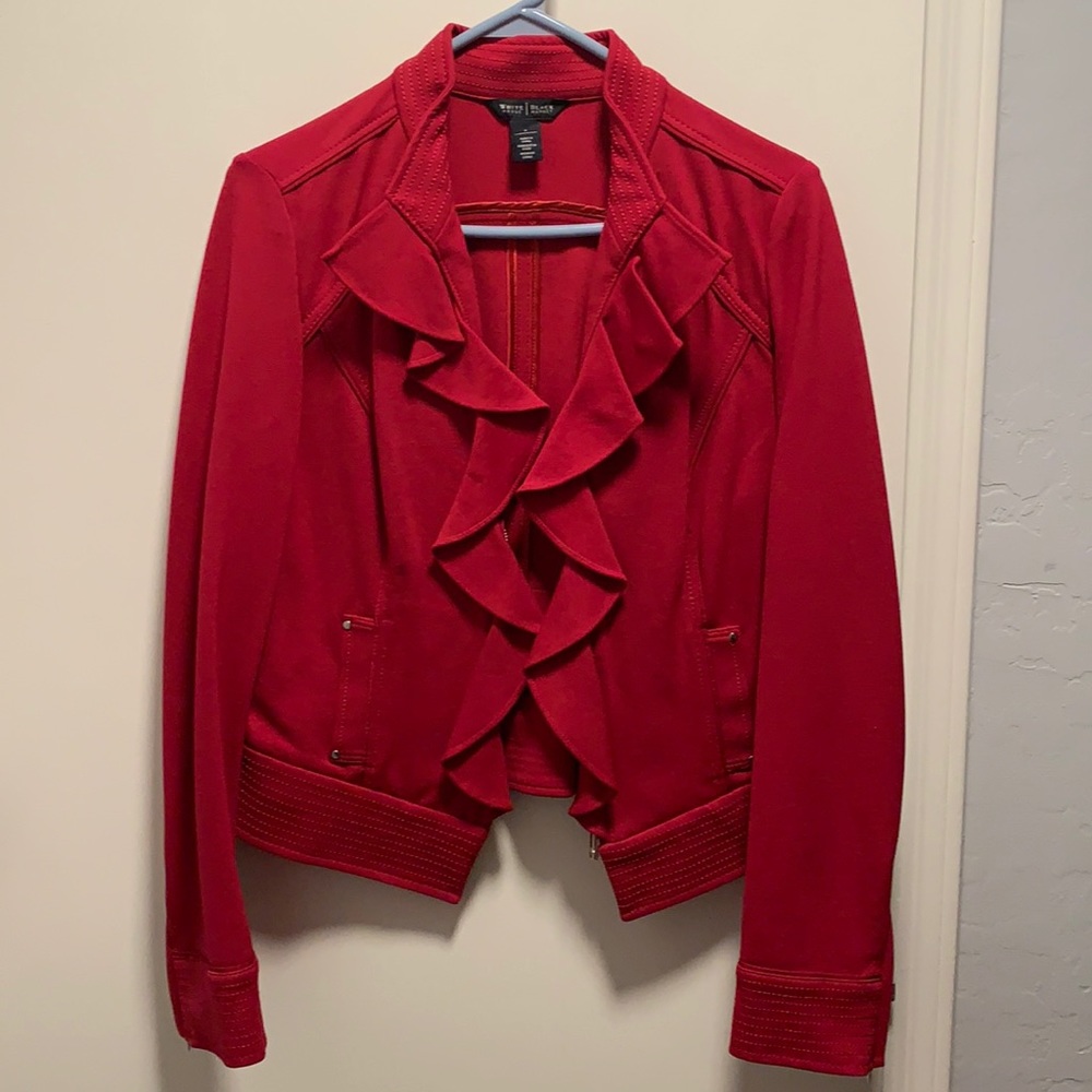 Red jacket by WHBM. Size 6.